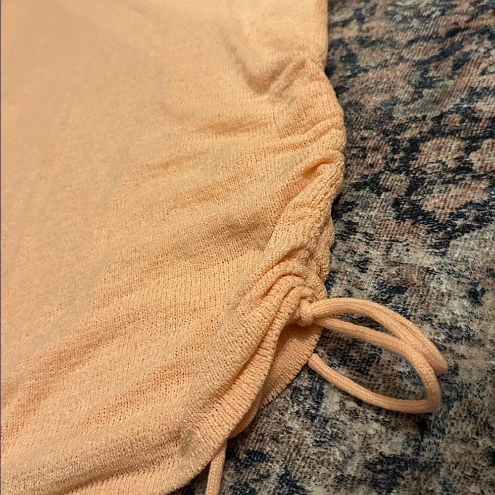 Cotton On Peach Knit Dress/Coverup, L - Picture 3 of 12